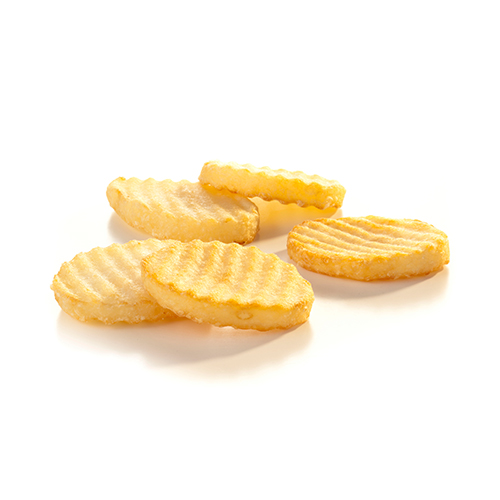 Potato Dollars Crinkle Cut - box