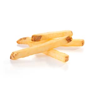 7/16" STRAIGHT CUT FRIES, SKIN-ON