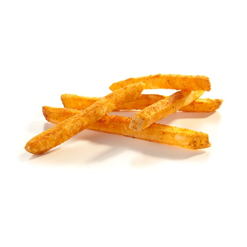 3/8" SPICY STRAIGHT CUT FRIES - box