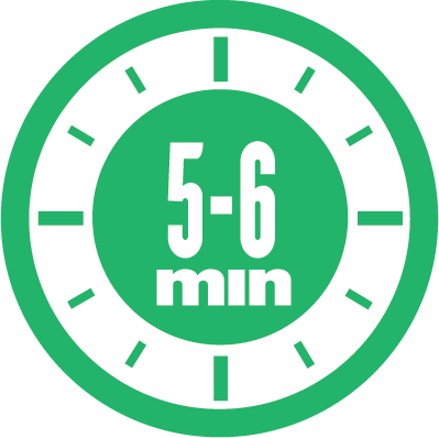 3. Cook for 5-6 minutes to a light golden colour. Shake basket once or twice during cook time. 