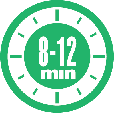 3. Cook for 8-12 minutes to a light golden colour.*