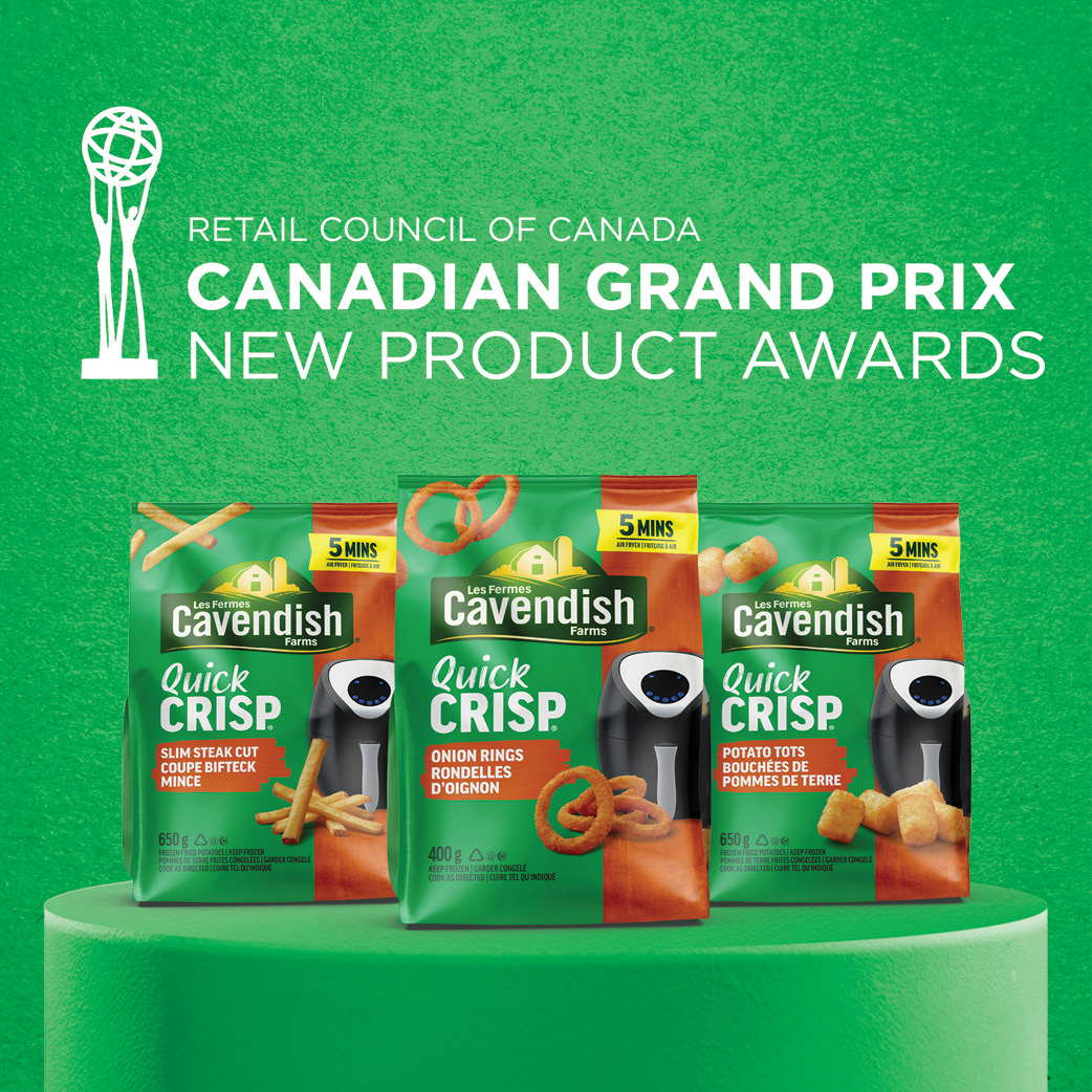 Exciting News: Quick Crisp ® Wins at the 32nd Annual Canadian Grand Prix New Product Awards!